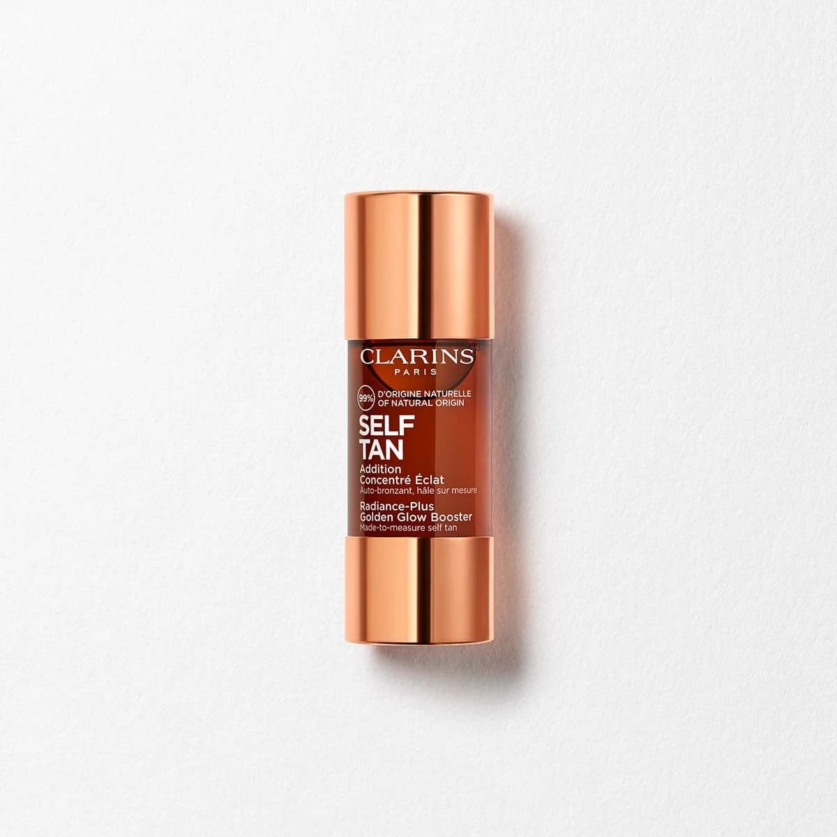 Clarins Addition Concentré Éclat Visage, packshot relevé sur la page officielle
